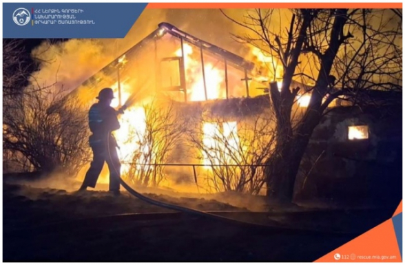 Քաջարանց գյուղում տնակ է այրվել․ տուժածներ չկան